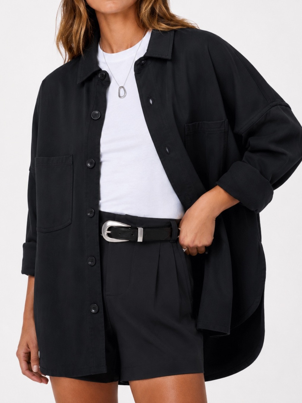 Vuori Mackenzie - Women’s Shirt Jacket - L / XL - Oversized Utility Shirt Jacket